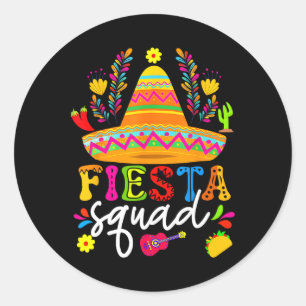 Adesivo Cinco de Mayo Fiesta Squad Family Matching Group A