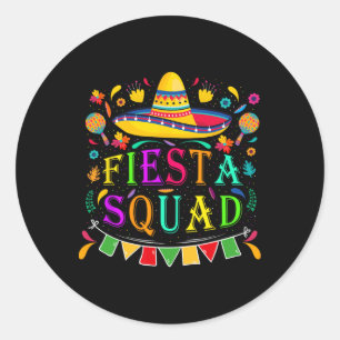 Adesivo Cinco De Mayo Fiesta Squad Partido Mexicano Cinco