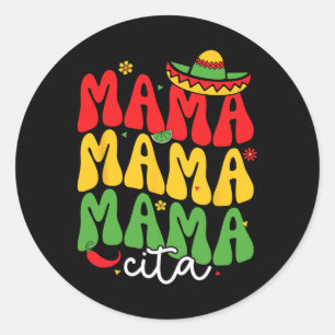 Adesivo Cinco De Mayo Mamacita Mãe Mexicana Mamãe Mamãe Di