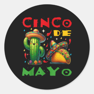 Adesivo Cinco De Mayo Mexicano Fiesta Squad 5 De Mayo Para