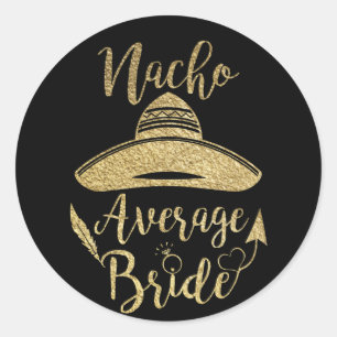 Adesivo Cinco De Mayo Nacho Meia Noiva