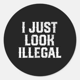 Adesivo Cinco De Mayo Shirt Eu Apenas Pareço Ilegal Mexica