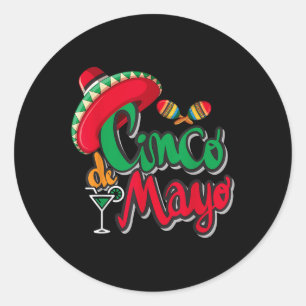 Adesivo Cinco de Mayo Sombrero Men Women Mexicano Taco Par