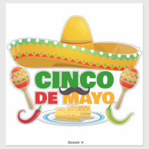 Adesivo Cinco De Mayo Sticker