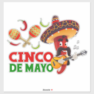 Adesivo Cinco De Mayo Sticker