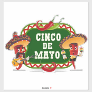 Adesivo Cinco De Mayo Sticker