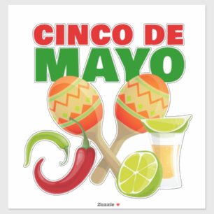 Adesivo Cinco de Mayo Sticker