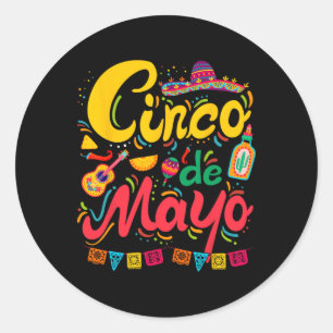 Adesivo Cinco De Mayo Taco Mexicano Engraçado 5 De Mayo Va