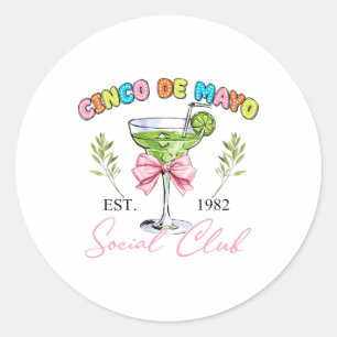 Adesivo Cinco de Mayo Tequila Coquette Social Club Mexican