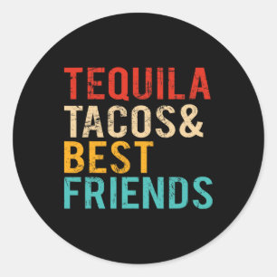 Adesivo Cinco De Mayo Tequila Tacos Melhores Amigos Bebend