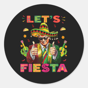 Adesivo Cinco De Mayo Trump Taco Engraçado Mexicano Trump