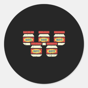 Adesivo Cinco Engraçados De Mayo Mayonnaise Camisa Foodie