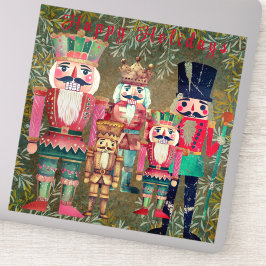 Adesivo Cinco Nozes Felizes Feriados Coloridos