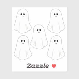Adesivo Cinco pequenos fantasmas bonitos