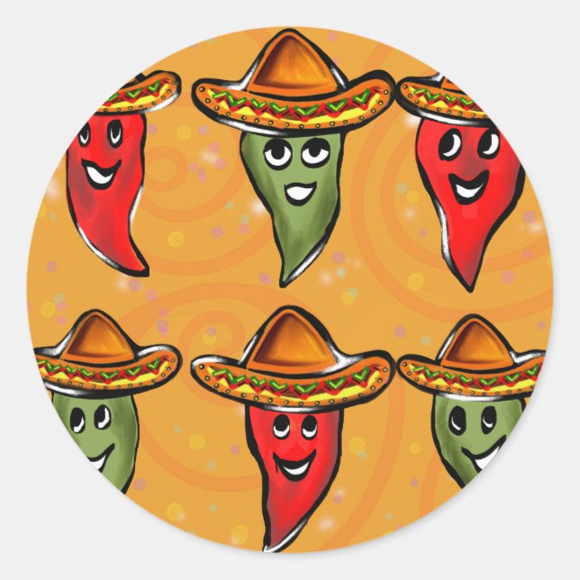 Adesivo Cinco pimentos Mayo (Frente)
