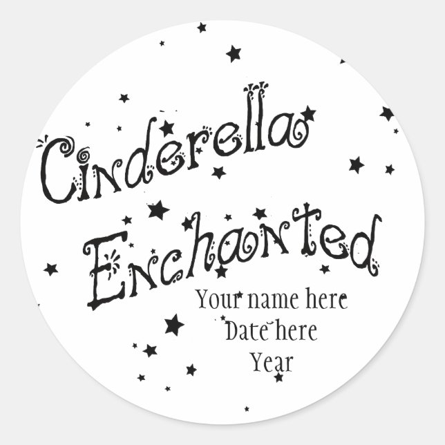 Adesivo Cinderella Encantada (Frente)