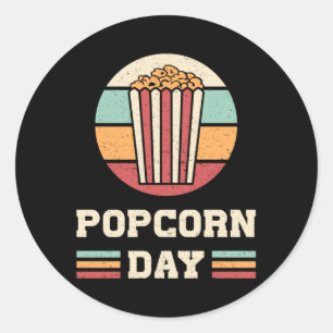 Adesivo Cinema Popcorn Day Filme Snack Pop Filme Presente