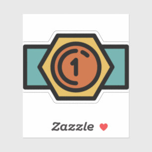 Adesivo cinto campeão