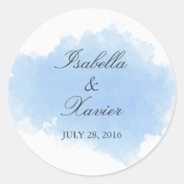 Adesivo Cintura Azul | Vinheta-Favor de Casamento