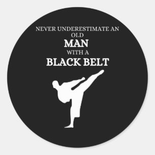 Adesivo Cinturão Negro Dizendo Artes Marciais Karate