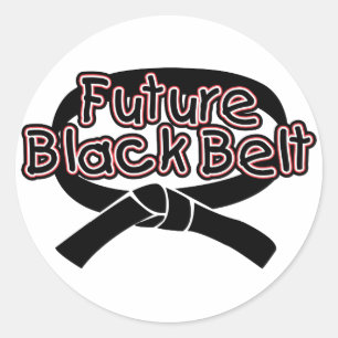 Adesivo Cinturão negro futuro (vermelho)