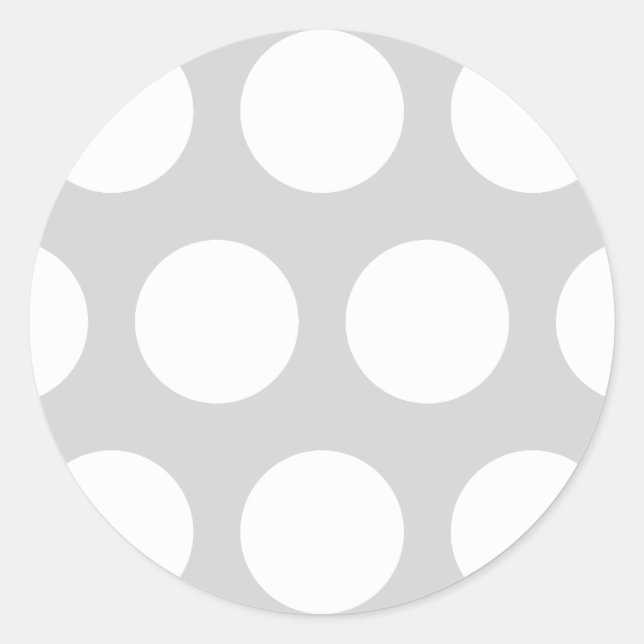 Adesivo Cinza Claro com Pontos (Frente)