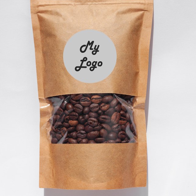 Adesivo Cinza comercial de imagem de logotipo personalizad (Criador carregado)