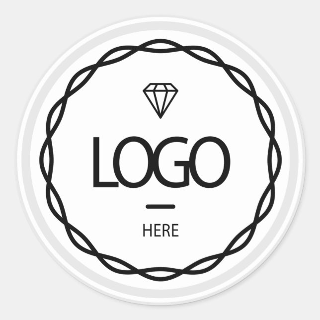 Adesivo Cinza de logotipo personalizado do promocional Bel (Frente)