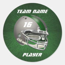 Cinza e Capacete Verde Escuro de Futebol