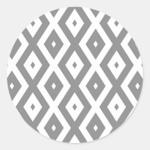 Adesivo Cinza e padrão de diamante branco
