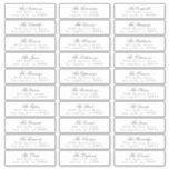 Adesivo Cinza Escura Clássica Caligrafia Convidado<br><div class="desc">Clássico Caligrafia Cinza Escuro Etiqueta de Endereços Convidado - Pergunte-me se tem alguma consulta</div>