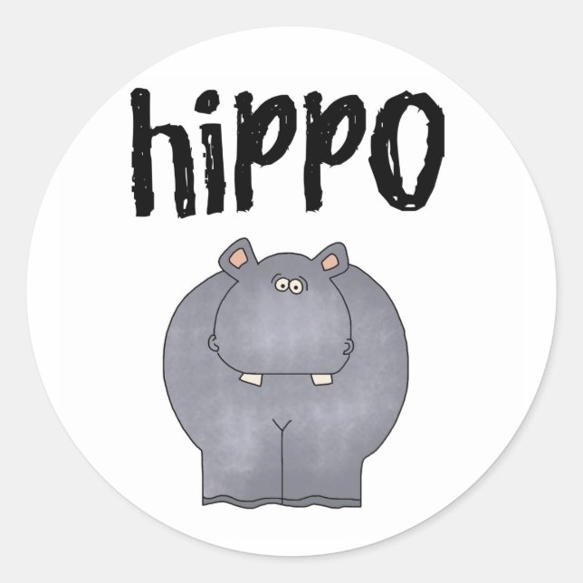 Adesivo Cinza Hippo (Frente)