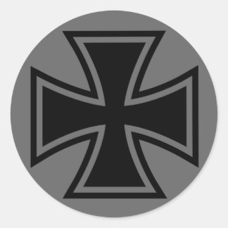 Adesivo Cinza negra da Cruz de Ferro
