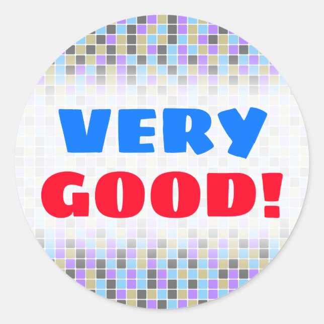 Adesivo Cinza, Roxo, bege, Praças/Azulejos Azuis Padrão (Frente)