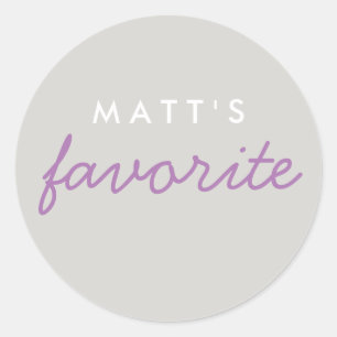 Adesivo Cinzas de Cinzas Roxas Lavandas Favoritas Personal