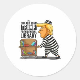 Adesivo Cinzas Engraçadas Da Biblioteca Anti-Trump _ Ajust