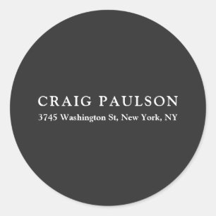 Adesivo Cinzas Escuras Clássicas Elegantes Simples