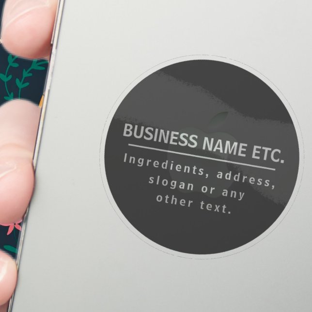 Adesivo Cinzas Escuras, multipropósito transparente (Criador carregado)