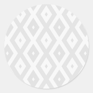 Adesivo Cinzas leves e padrão de diamante branco