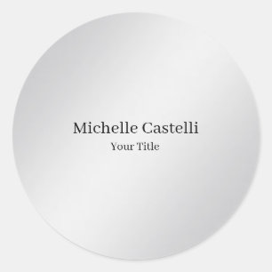 Adesivo Cinzas Metálicas Exclusivas Profissionais Modernas