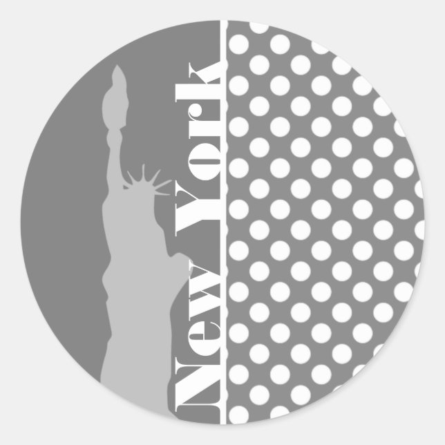 Adesivo Cinzas; Nova Iorque (Frente)