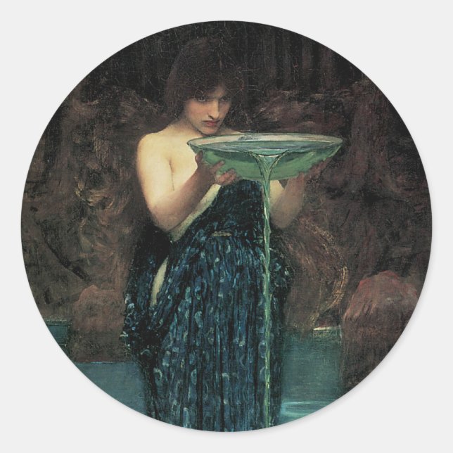 Adesivo Circe Invidiosa por John William Waterhouse (Frente)