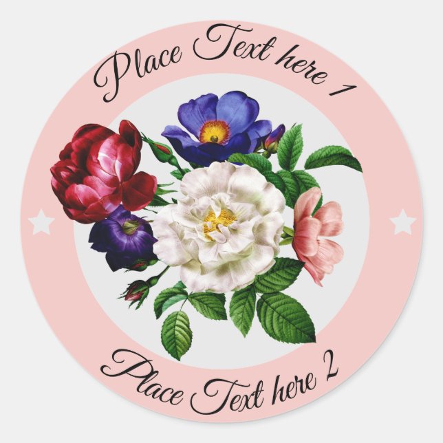 Adesivo Circle Flower 11 (Frente)