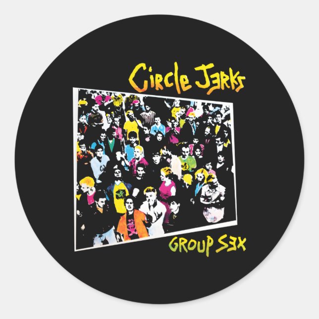 Adesivo Circle Jerks - Merchandise Oficial (Frente)