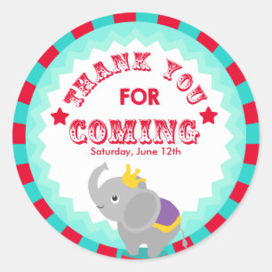 Adesivo Circo Obrigado por favor.