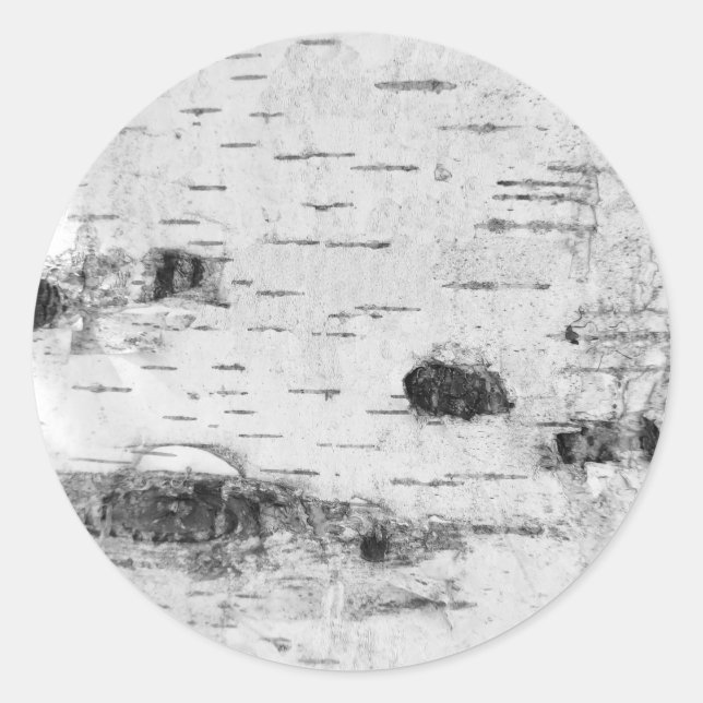 Adesivo circular clássico com padrão de latido de  (Frente)