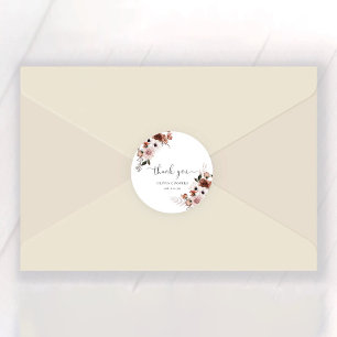 Adesivo circular clássico de Chá de fraldas flexív