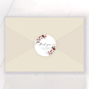 Adesivo circular clássico de Chá de fraldas flexív