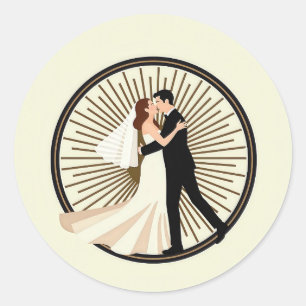 Adesivo Circular de Amor Eterno