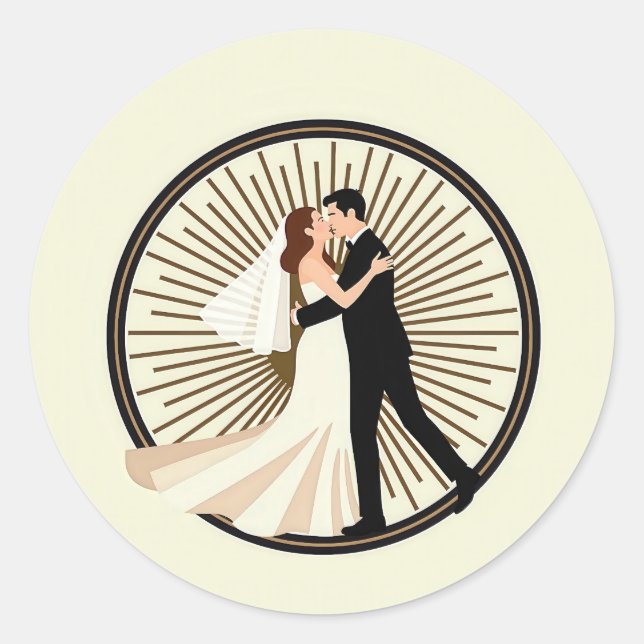 Adesivo Circular de Amor Eterno (Frente)